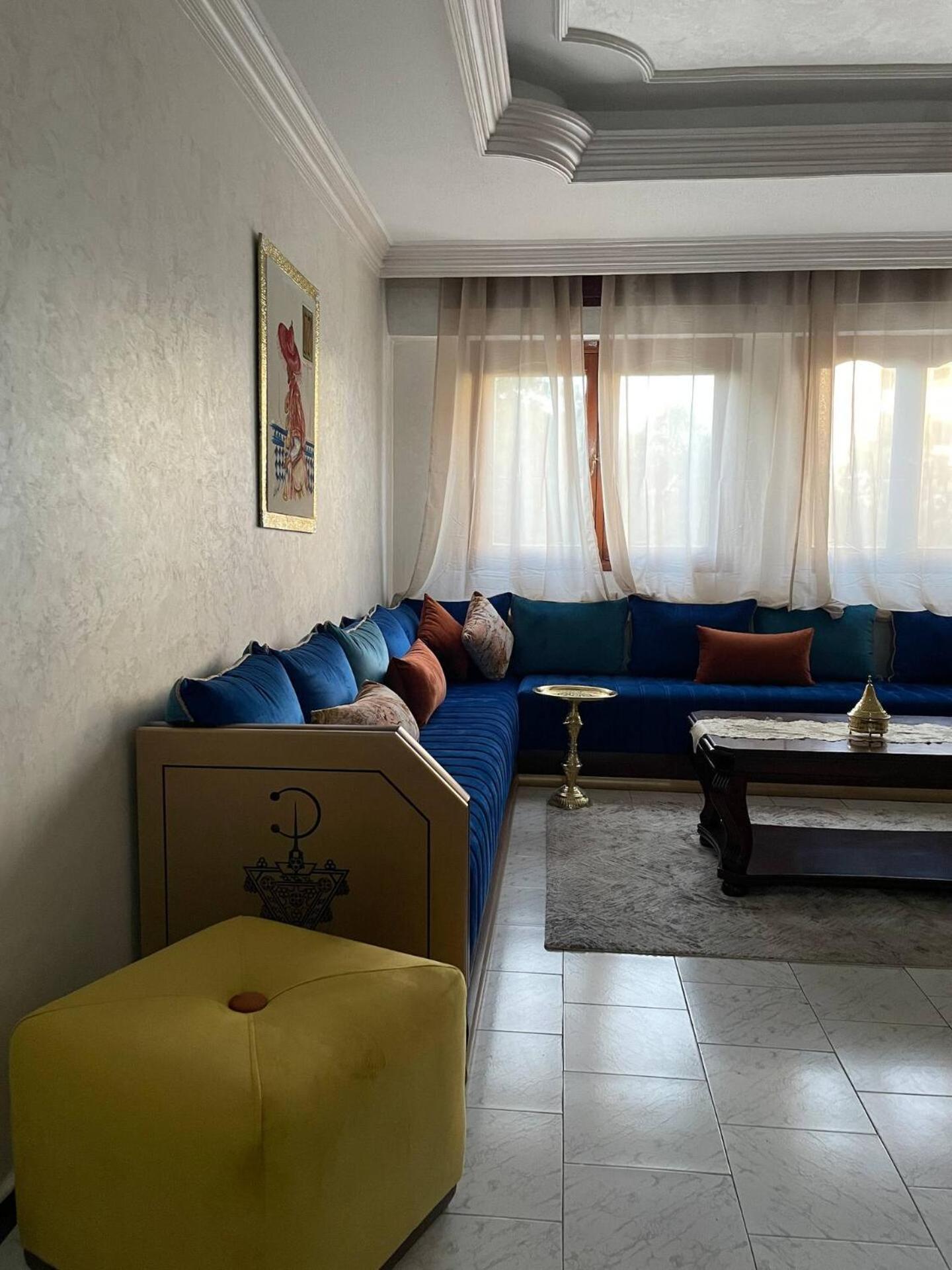 Beautiful 3-Bedroom Apt In The Heart Of Tánger Exterior foto